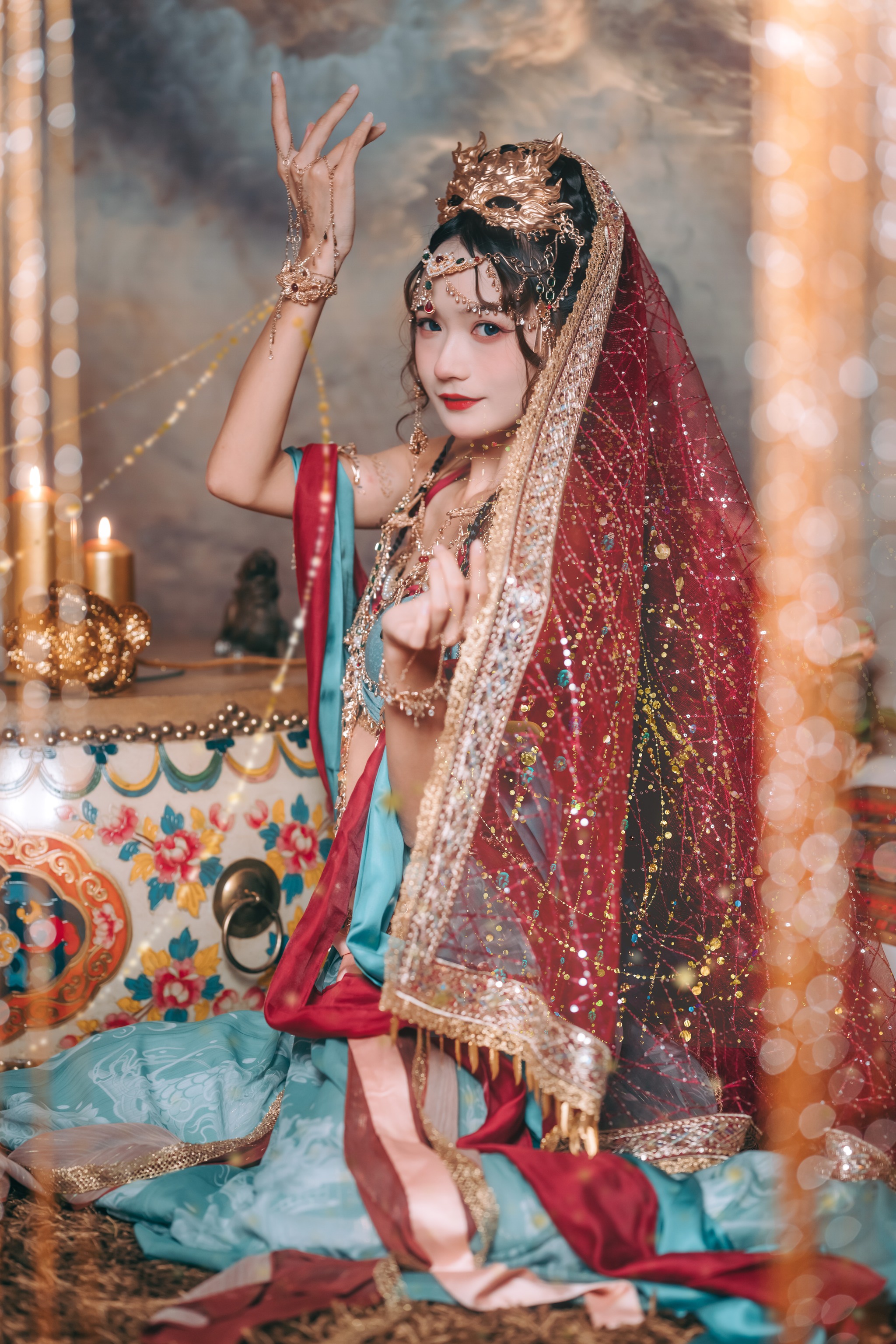 图片[1]-兔子Zzz不吃胡萝卜 – NO.016 飞天画境 [30P]-XikXak